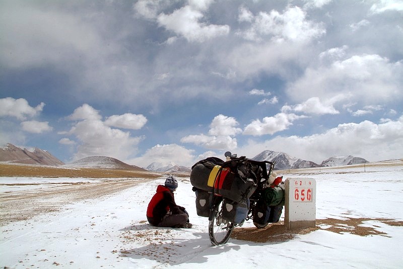 mandy picknick tibet weite schnee