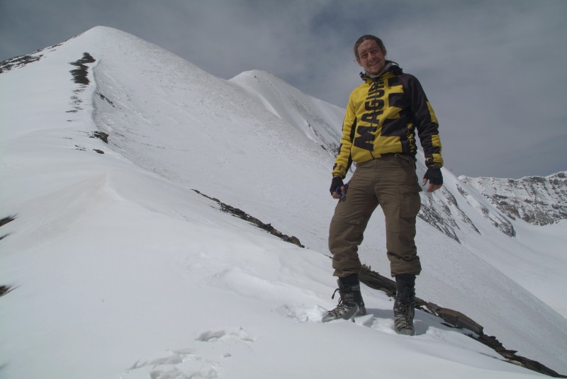 wandern benny tibet schnee 6000m