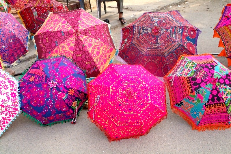 	Indien: Schirmkollektion	