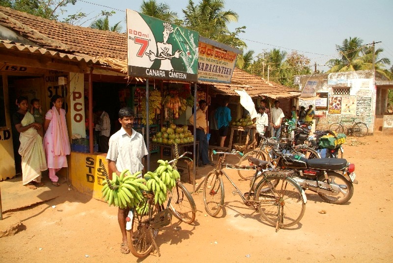 Karnataka, Indien: Bananenexpress