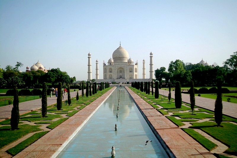 	Indien: Das Weltberühmte Taj Mahal in Agra	