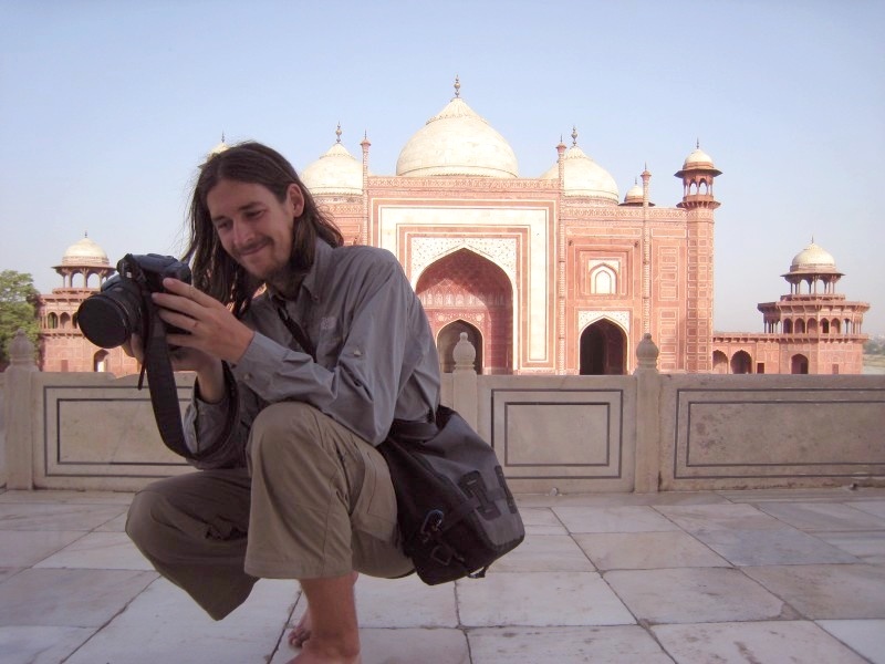	Indien: Foto Spass am Taj Mahal	