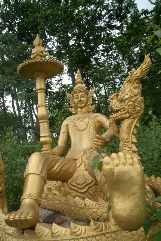 Jinghong, Yunnan, China: Statue